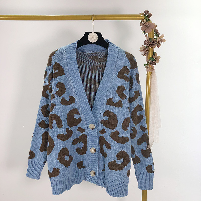 Vestă casual de damă, cu decolteu profund și model animal