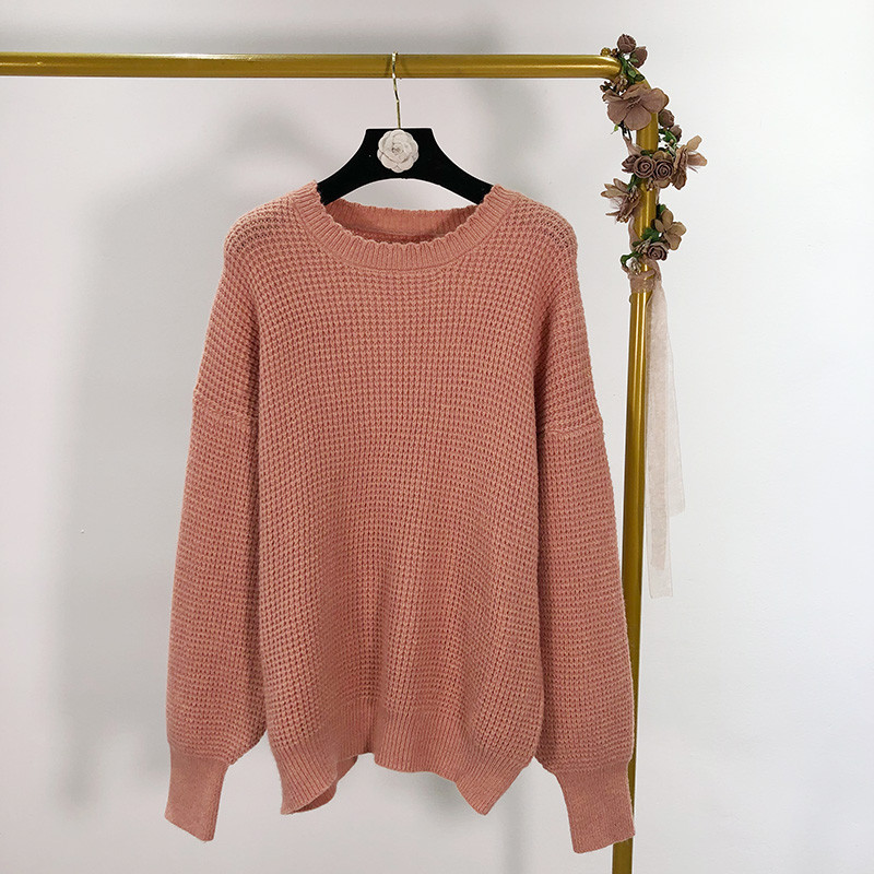 női pulóver - sima modell négy színben