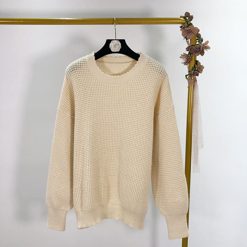 női pulóver - sima modell négy színben