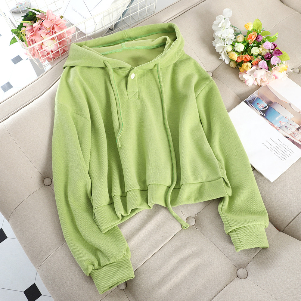 Hanorac de damă de zi cu zi cu glugă în diferite culori