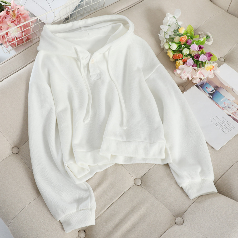 Hanorac de damă de zi cu zi cu glugă în diferite culori