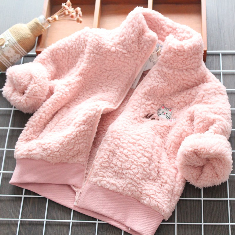 Modern gyerek pulóver lányoknak magas gallérral, három színben