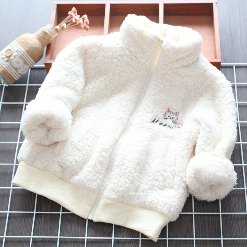 Modern gyerek pulóver lányoknak magas gallérral, három színben