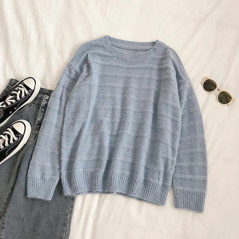 Actual pulover de dama in trei culori model lat