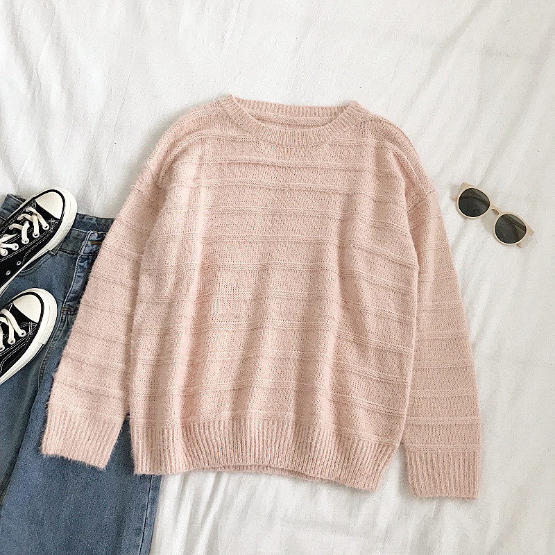 Actual pulover de dama in trei culori model lat