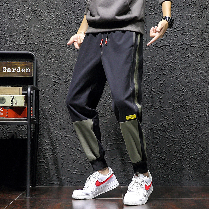 Pantaloni casual barbati model lat in doua culori