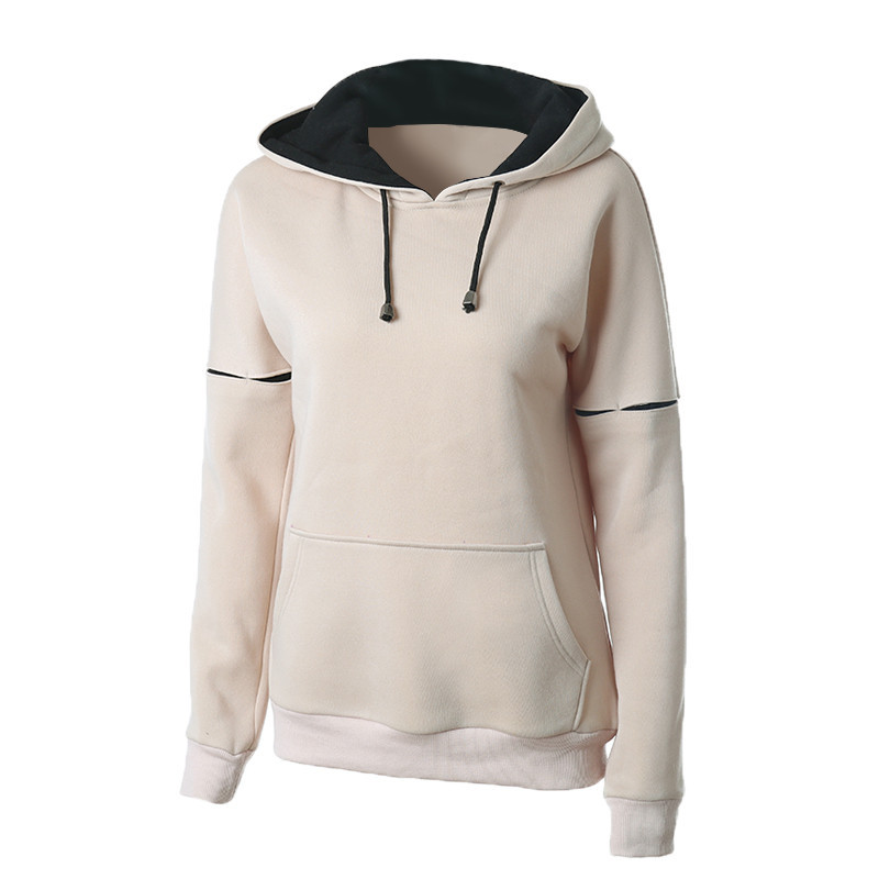 Hanorac de damă de zi cu zi cu glugă în mai multe culori