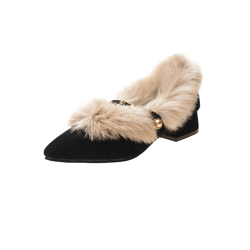 Pantofi casual dama cu puf in doua culori