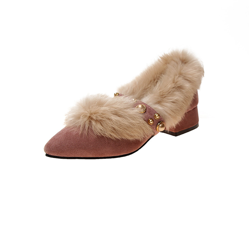 Pantofi casual dama cu puf in doua culori