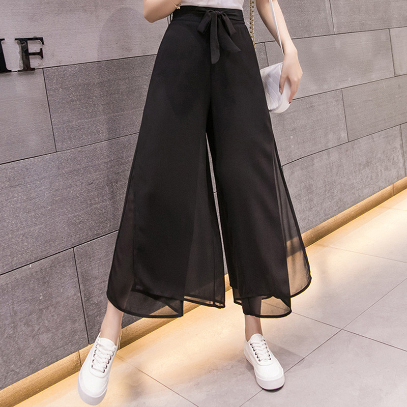 Pantaloni de dama actuali in doua culori - model lat