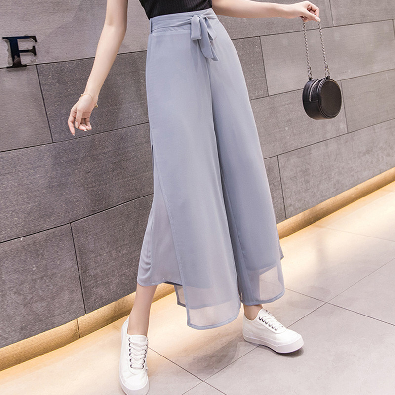 Pantaloni de dama actuali in doua culori - model lat