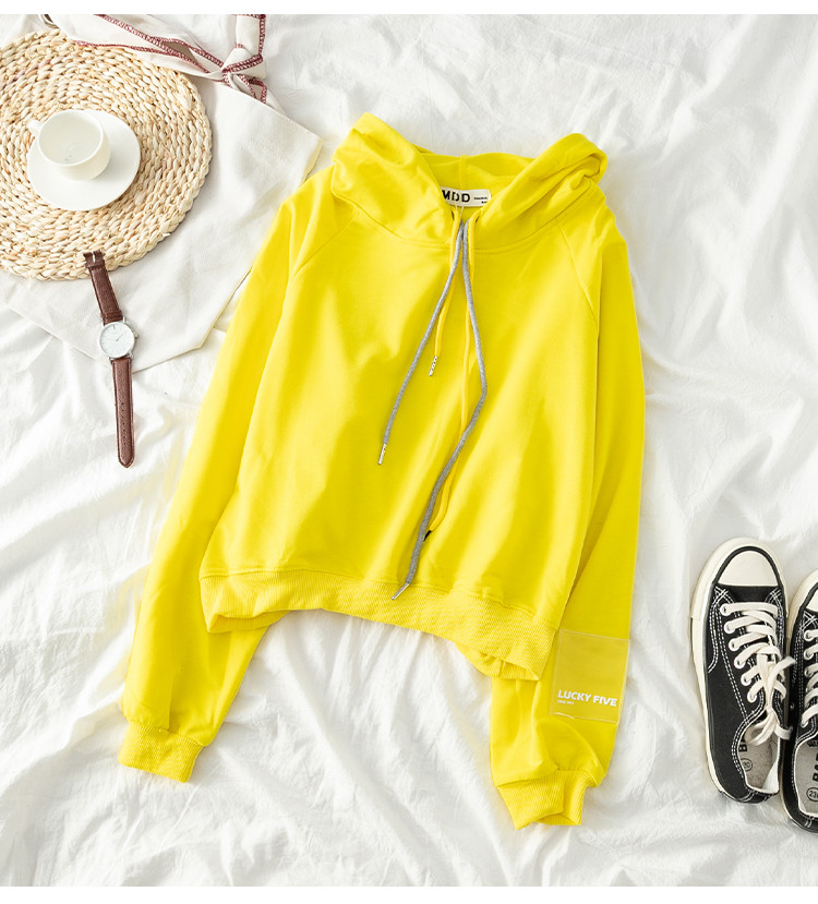 Bluza sport dama in trei culori cu gluga si cravate