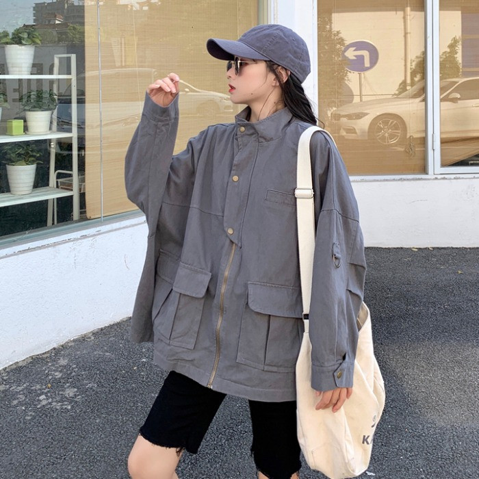 Geaca casual dama in doua culori - model lat