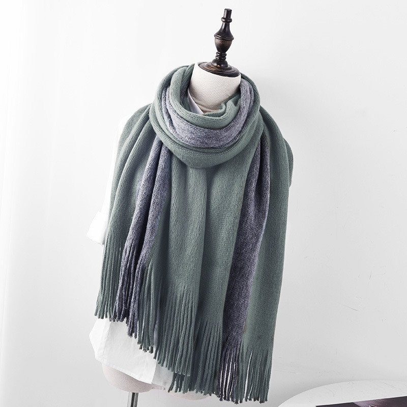 Modern női sál rojtokkal több színben