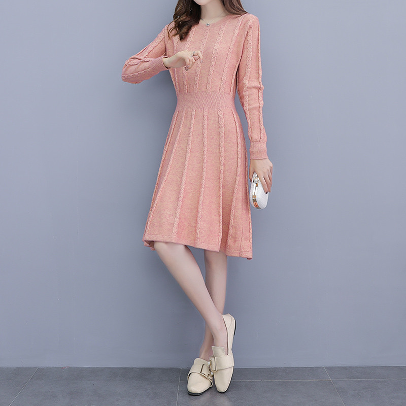 Rochie de dama de toamna croiala model in trei culori