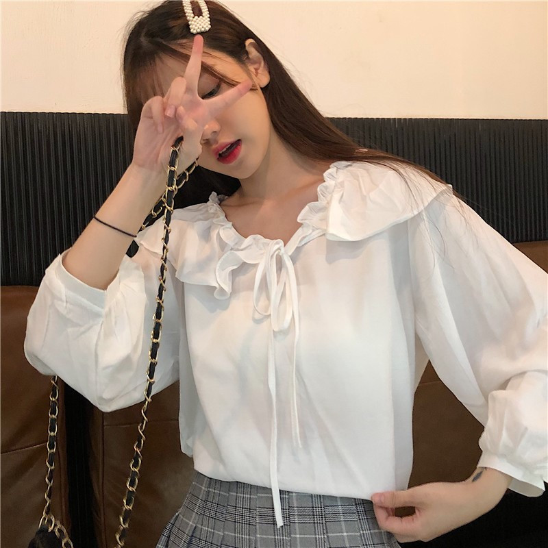 Bluză casual de damă în trei culori cu mâneci lungi