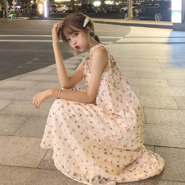 Καθημερινο γυναικείο μακρύ φόρεμα με λωρίδες