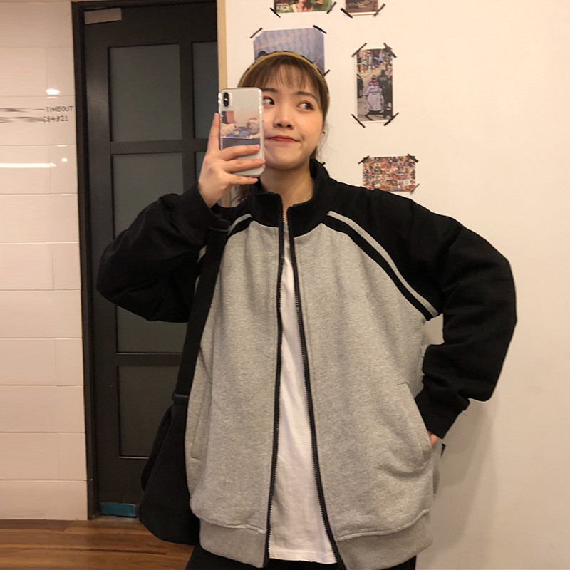 Női hétköznapi pulóver két színben - széles modell