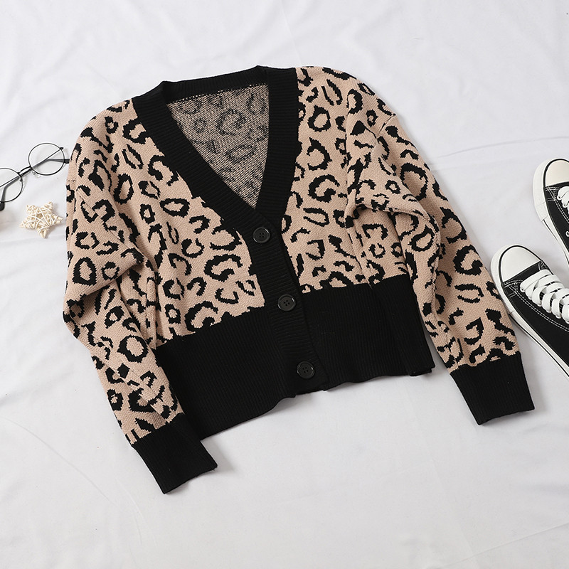 Vesta moderna de dama cu model leopard in mai multe culori