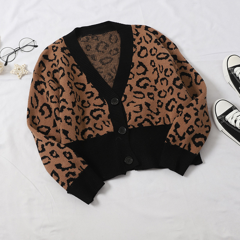 Vesta moderna de dama cu model leopard in mai multe culori