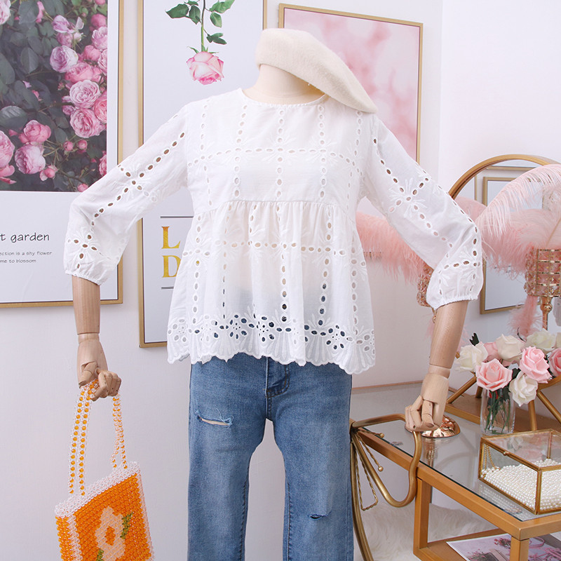 Új modell női ing 7/8 ujjal több színben