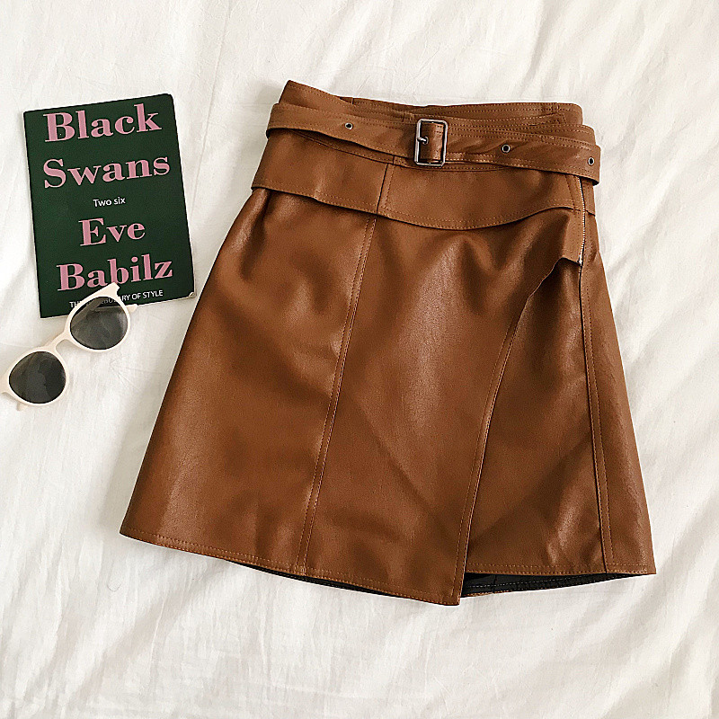 Fusta de dama eleganta in trei culori cu fermoar