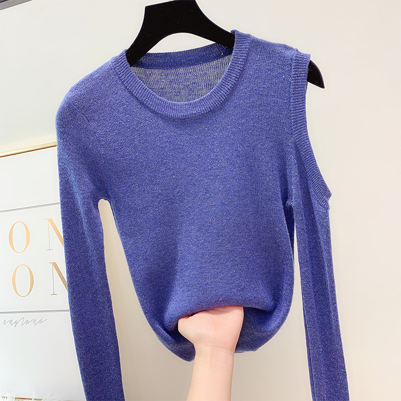 Γυναικεία μπλούζα με λαιμό O σε τέσσερα χρώματα