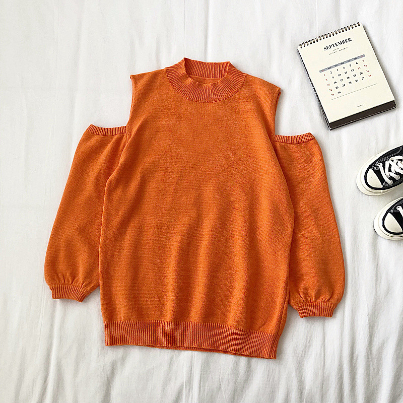 Κομψή γυναικεία μπλούζα σε τρία χρώματα με γυμνά ώμους