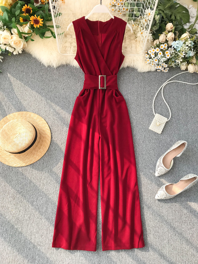 Salopeta de dama eleganta cu curea in mai multe culori