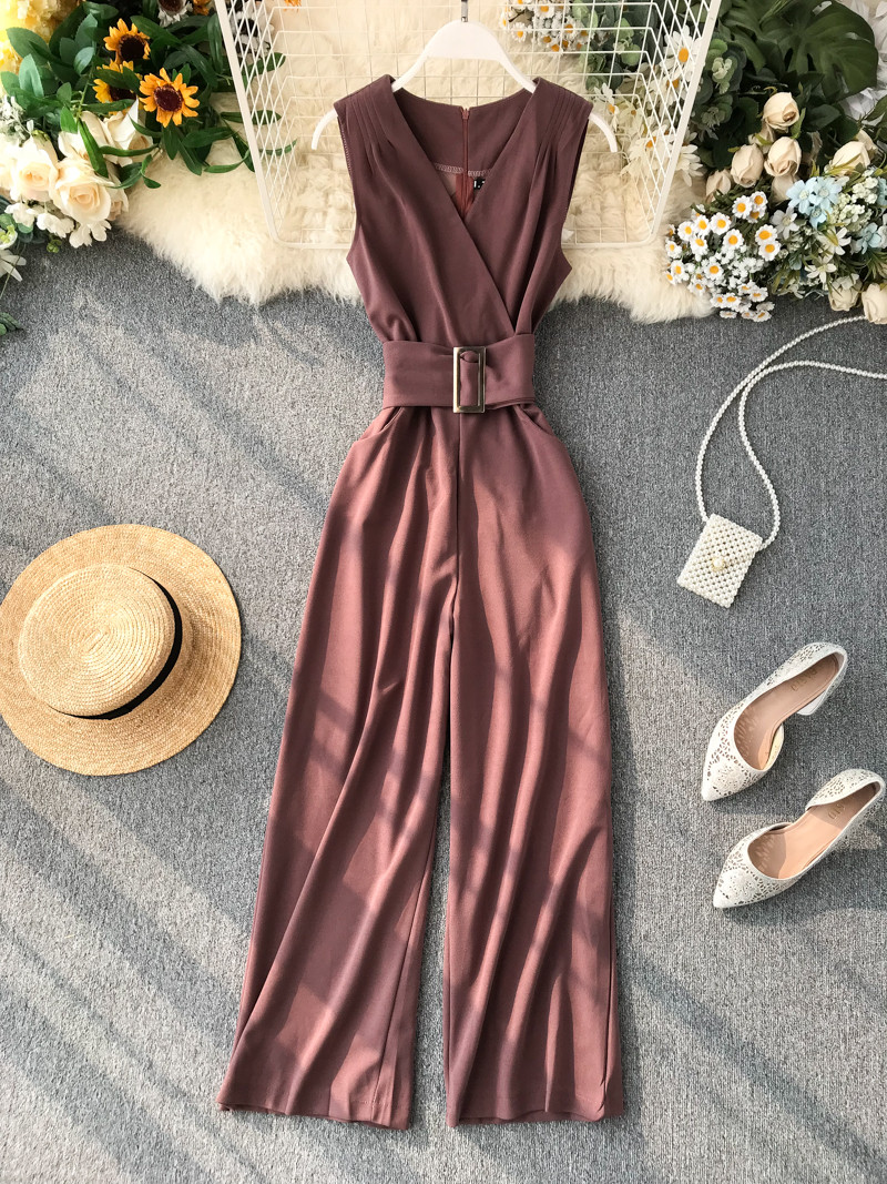 Salopeta de dama eleganta cu curea in mai multe culori