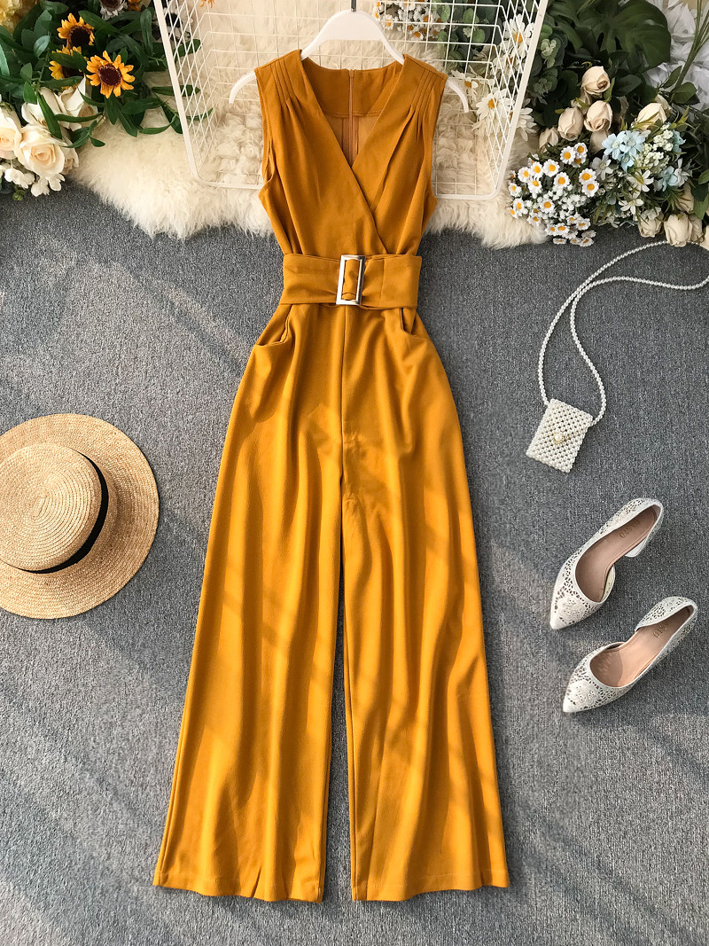 Salopeta de dama eleganta cu curea in mai multe culori