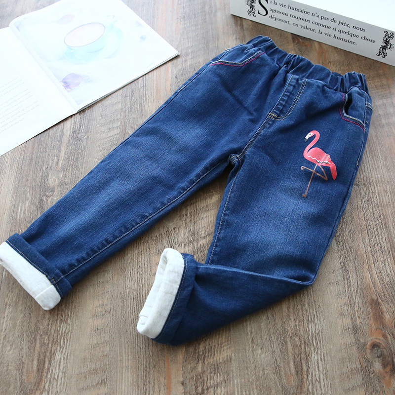 Model nou de blugi copii cu aplicatie pentru fete de culoare albastra