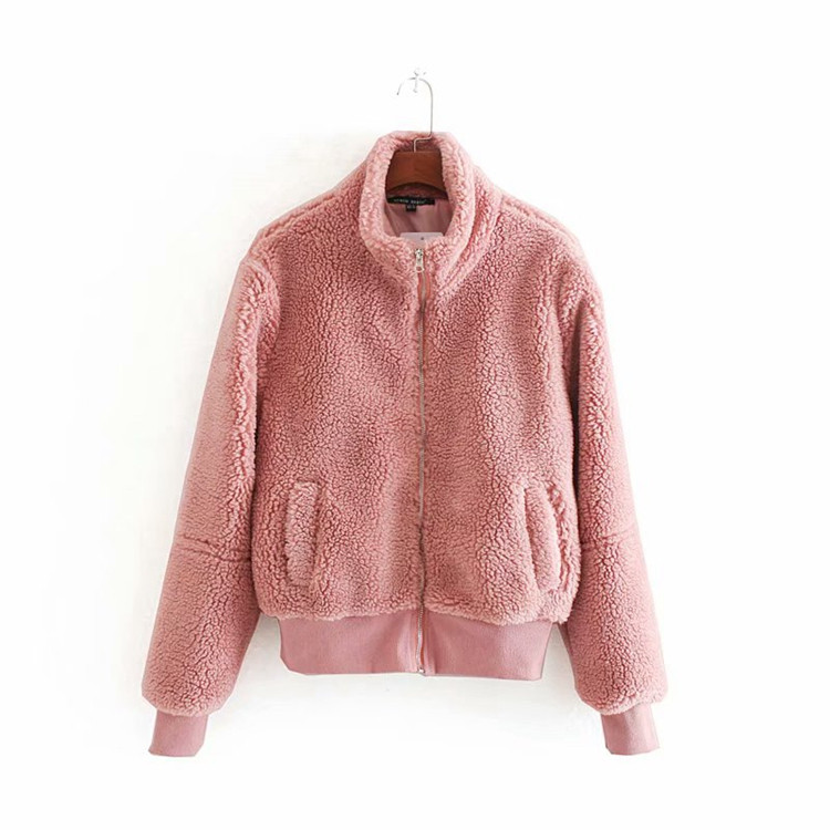 Rövid szűk kabát cipzárral és zsebekkel több színben