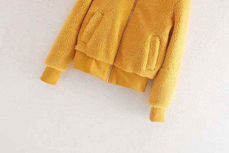 Rövid szűk kabát cipzárral és zsebekkel több színben