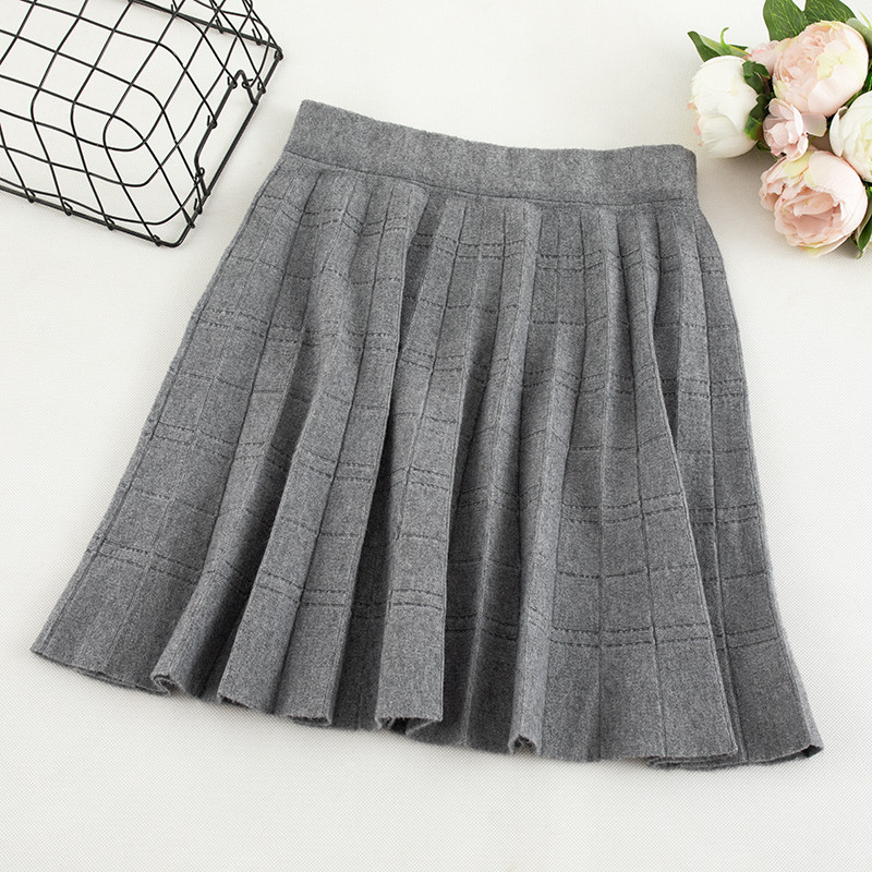 Casual γυναικεία φούστα σε τέσσερα χρώματα κομμένα μοτίβο