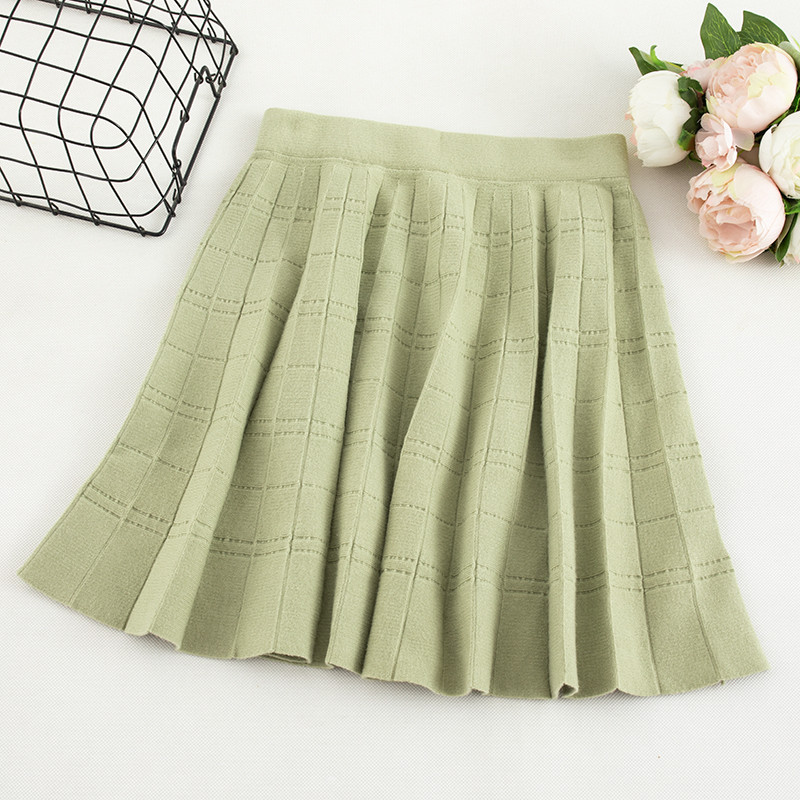 Casual γυναικεία φούστα σε τέσσερα χρώματα κομμένα μοτίβο