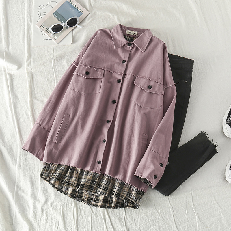 Cămașă de damă cu guler și nasturi în trei culori