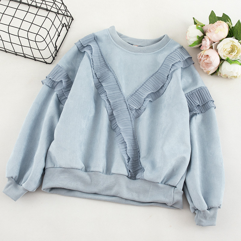 Bluză de damă modernă în patru culori cu decolteu O