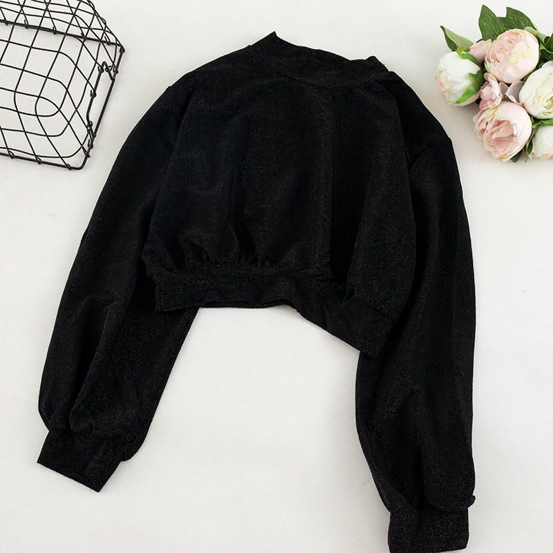 Καθημερινή γυναικεία μπλούζα πολύχρωμη  με O-λαιμόκοψη