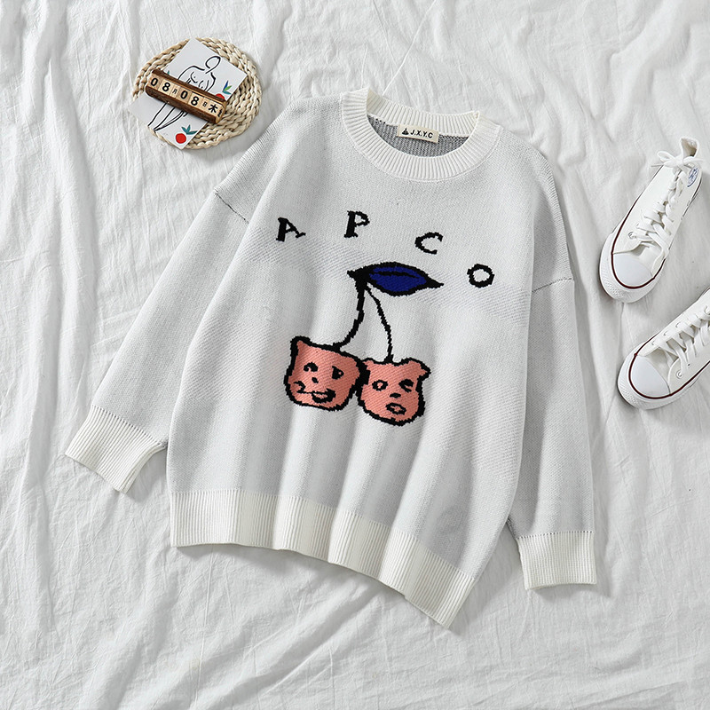 Női kötött pulóver három színben