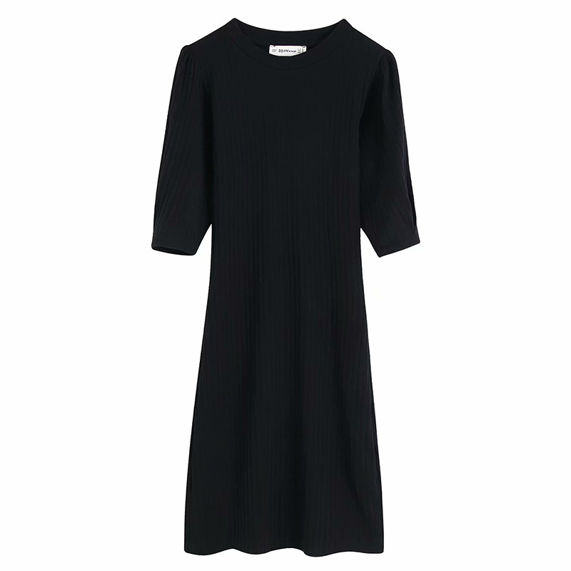 Γυναικείο φόρεμα με κοντό μανίκι σε τρία χρώματα