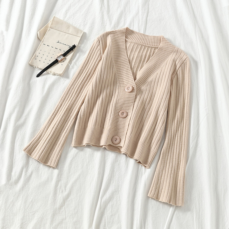 Cardigan dama cu nasturi in trei culori