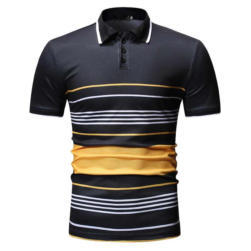 Bluza barbateasca in dungi model Noah`s cu guler clasic si nasturi in mai multe culori