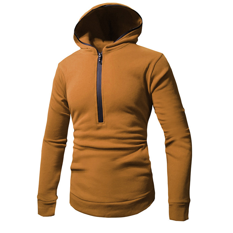 Új modell férfi pulóver kapucnival és cipzárral több színben