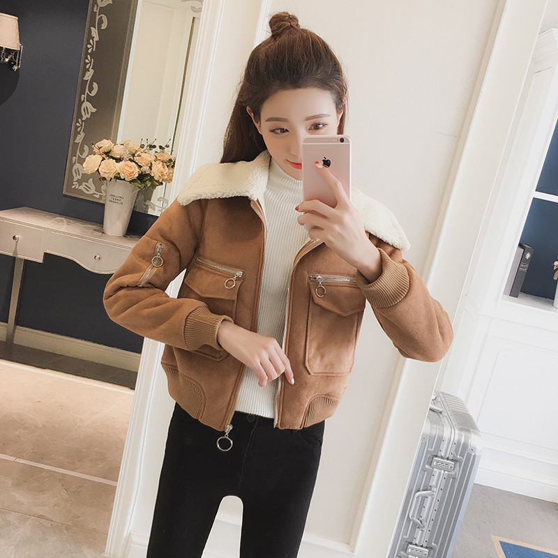 Női alkalmi kabát három színben, zsebekkel