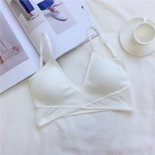 Γυναικείο μπουστάκι με λεπτές λωρίδες σε διάφορα χρώματα