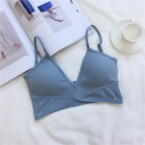 Γυναικείο μπουστάκι με λεπτές λωρίδες σε διάφορα χρώματα