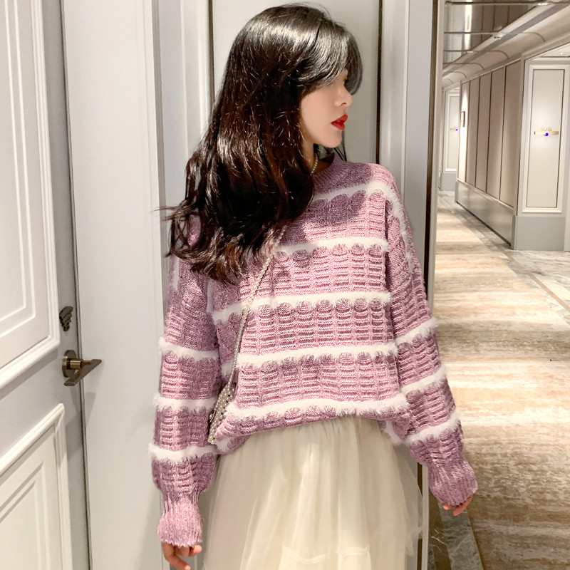 Casual γυναικείο πουλόβερ σε τρεια χρώματα ευρύ μοντέλο