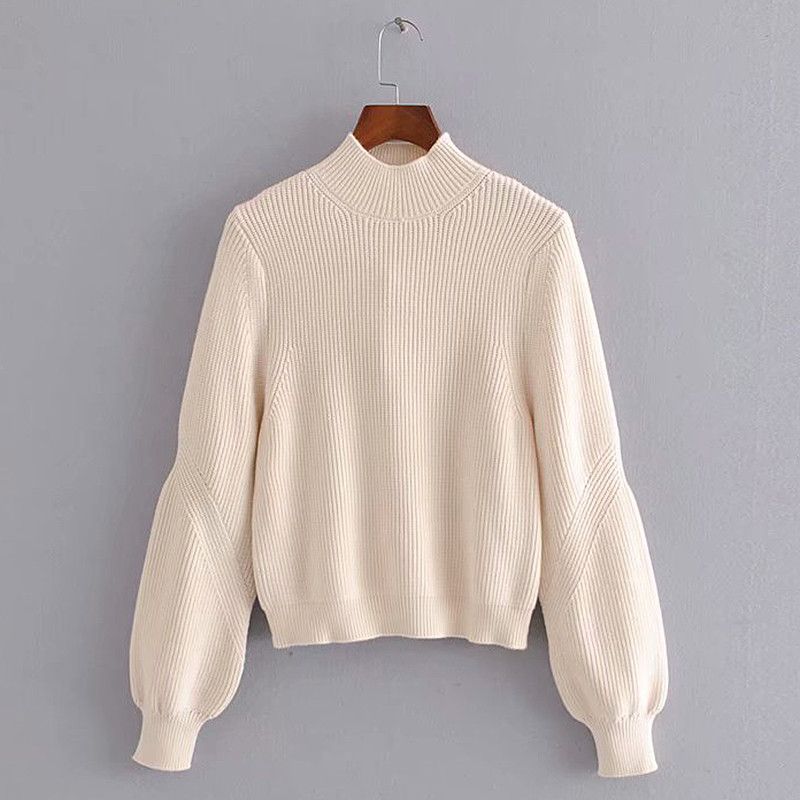 Női alkalmi pulóver polo gallérral több színben