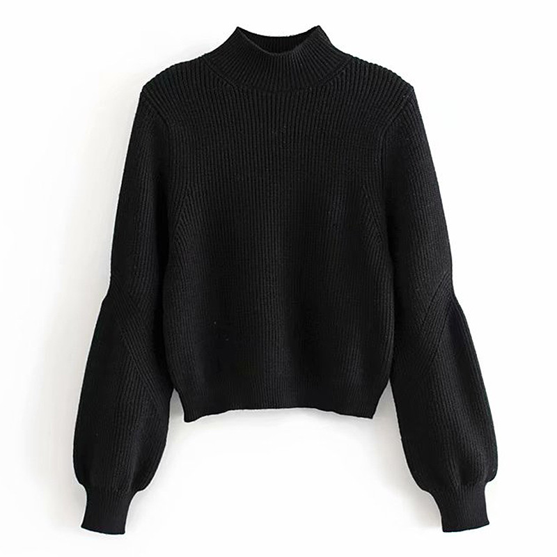 Női alkalmi pulóver polo gallérral több színben